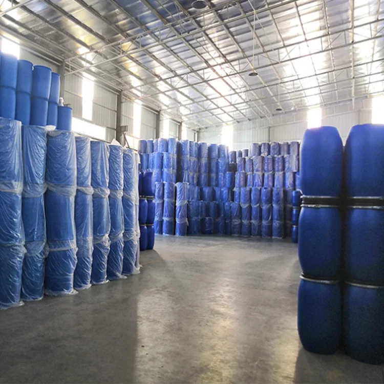 Wholesale price plastic barrel 200l HDPE open top blue plastic drum