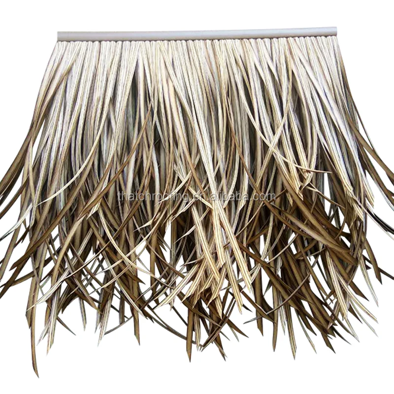 Hotsale waterproof synthetic straw palm thatch roof