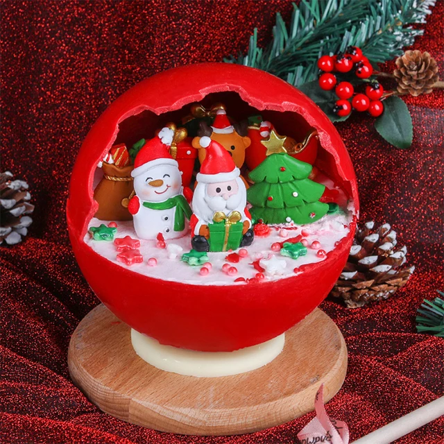 Creative cake decoration chocolate Planet Cake mold baking supplier Transparent hollow ball multifunctional baking ball