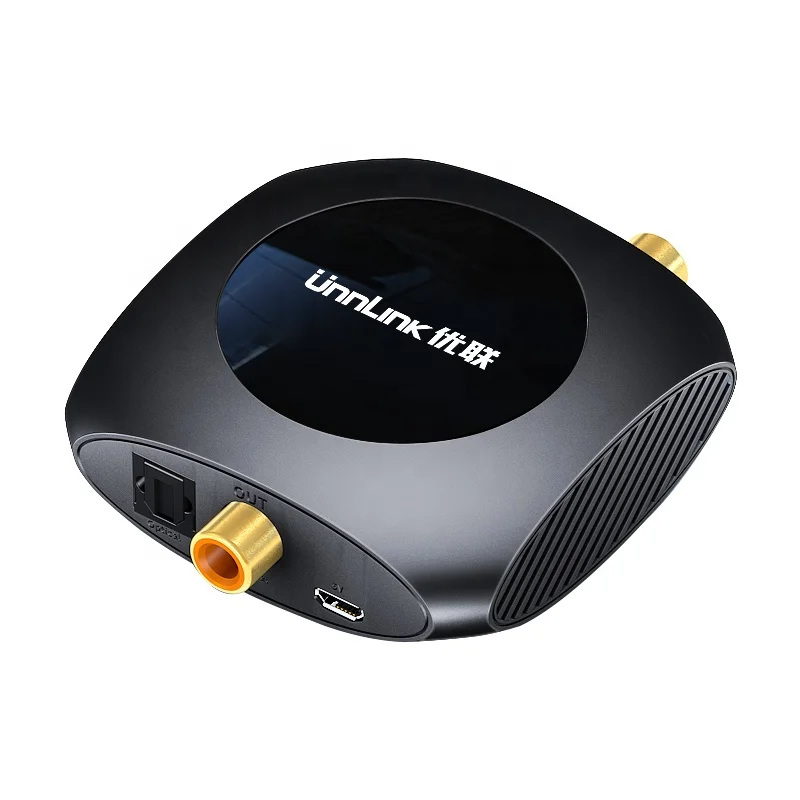 Unnlink 192 кГц HiFi 5,1 аудио преобразователь Оптический коаксиальный двунаправленный аудио декодер DAC