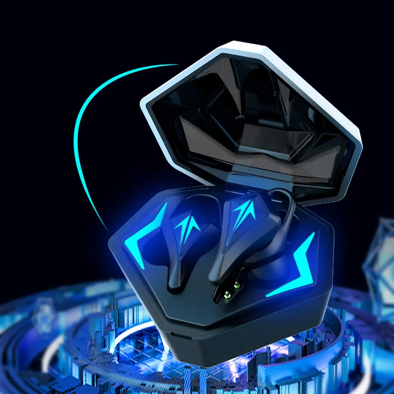 
Manufacturer Private Design Best Gaming Headphone One Handd Control Wireless Gaming Earbuds AAC Decoding Gaming TWS Earphones 
