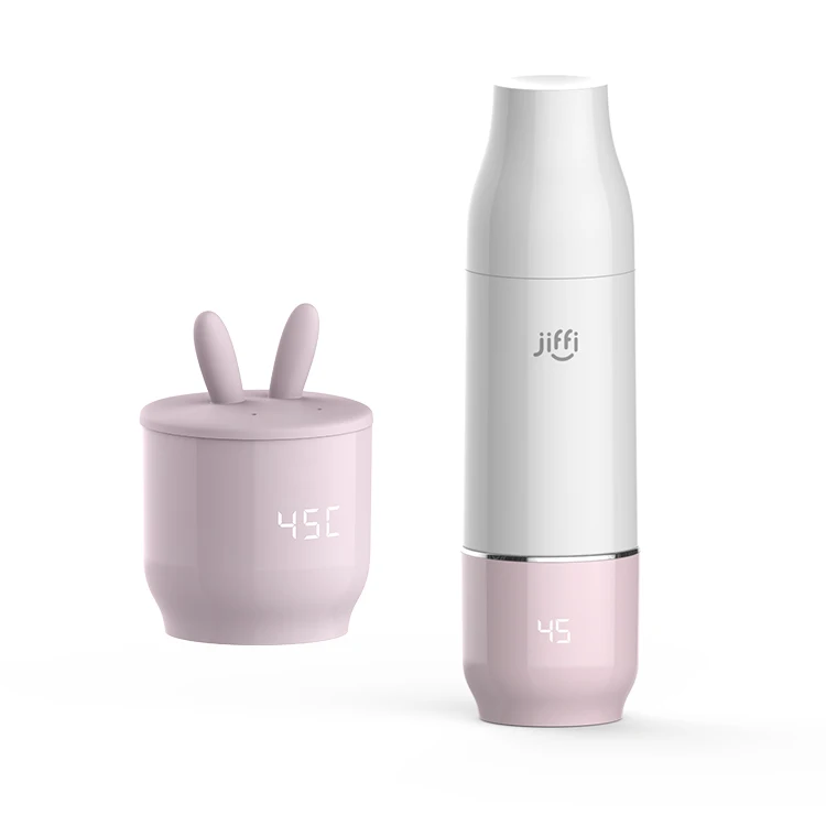 Smart USB Rechargeable Battery Portable Wireless Travel Baby Milk Bottle Warmer