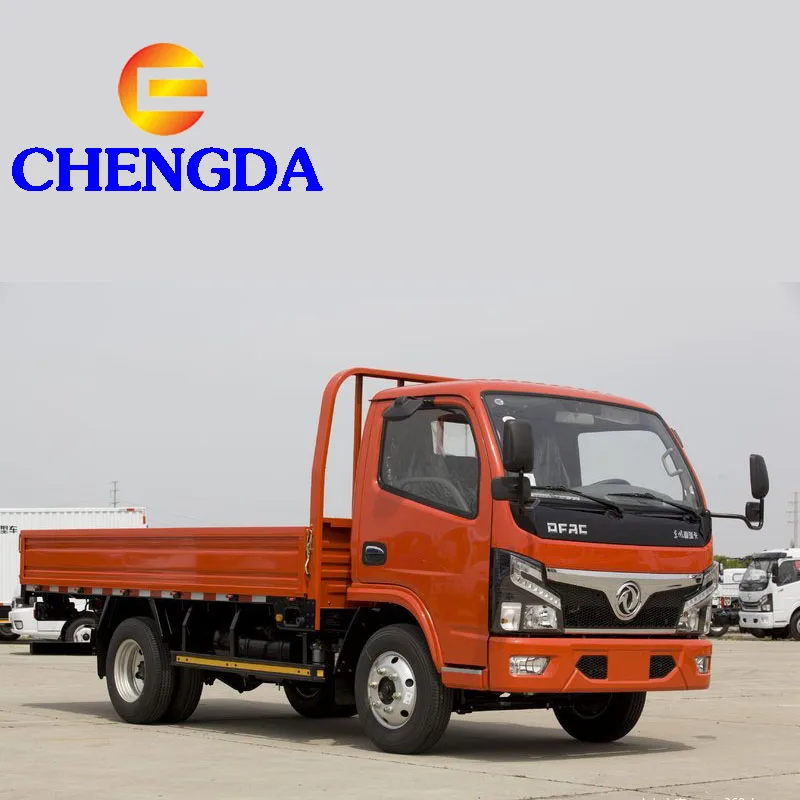  Discount price diesel flat truck 4x2 Dongfeng small lorry Single row cargo trucks for