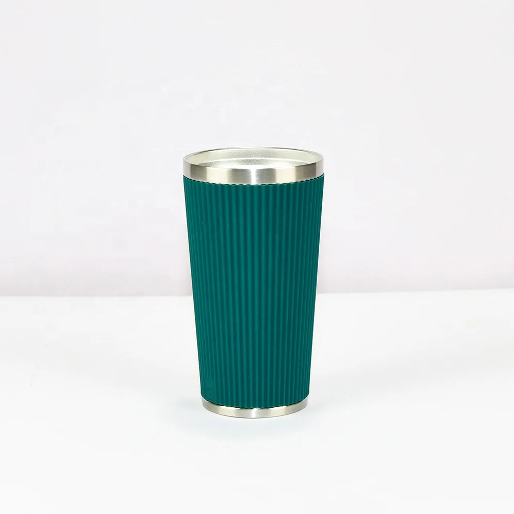 2021 Fly Cup Coffee Mug with Silicone 304 Stainless Steel,stainless Steel Mugs Special Design Double Wall SS Sublimation Travel