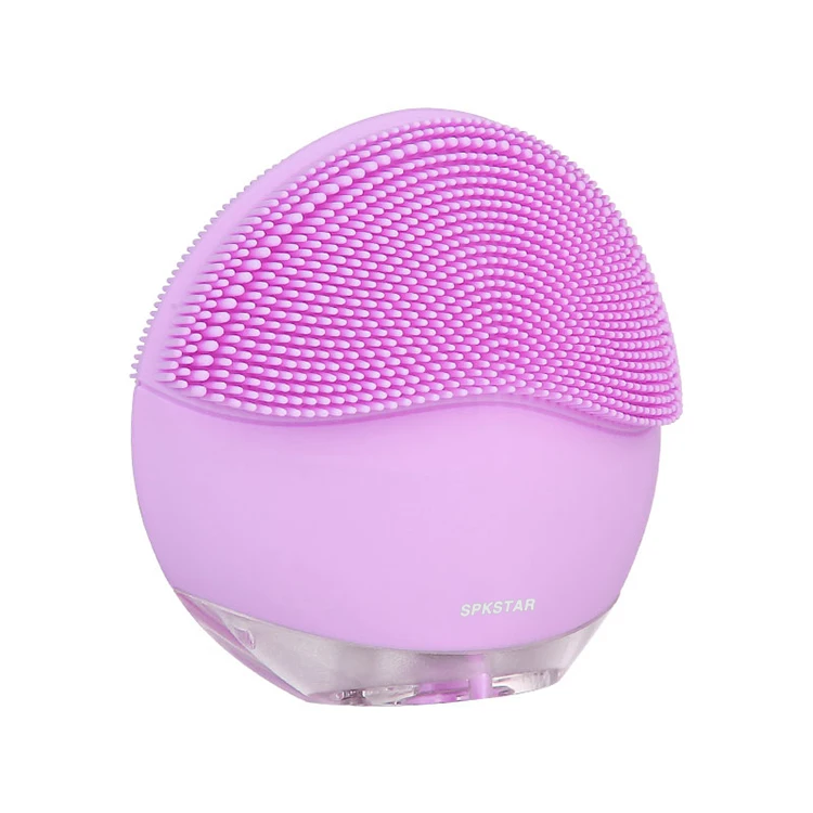 Очищающая силиконовая маска для мытья, электрическое отшелушивающее ультразвуковое очищающее средство для лица, массажный набор, Очищающая щетка для лица