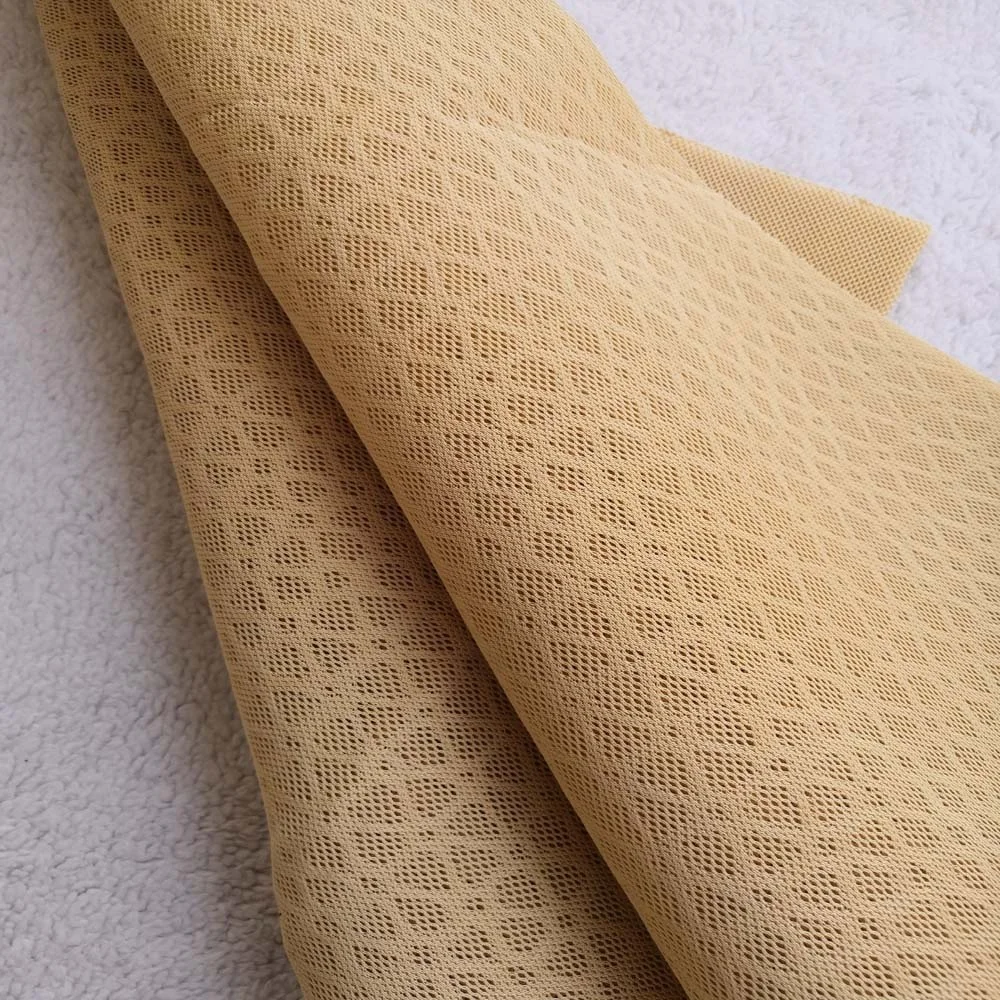 100% polyester sandwich mesh fabric china supplier polyester air spacer fabric 3d mesh fabric
