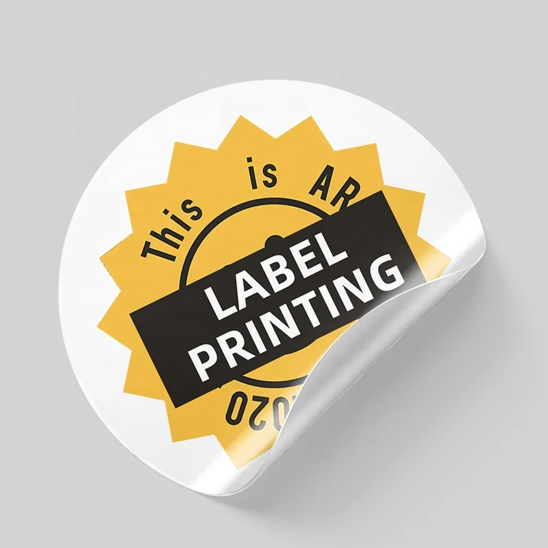 Custom Kawaii Stickers Printed Product Sticker Label Custom