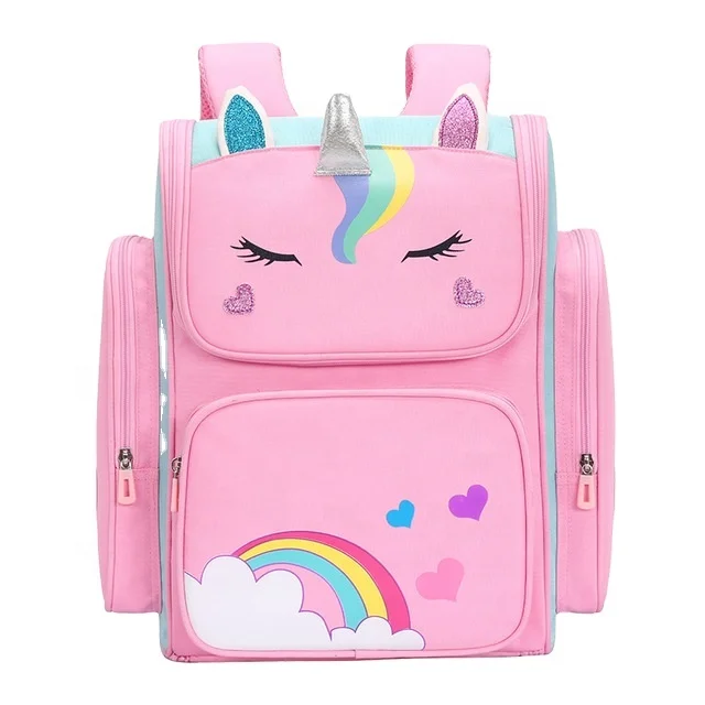 
Cute fashion cartoon printed children school bag for girls student teenagers backpack 