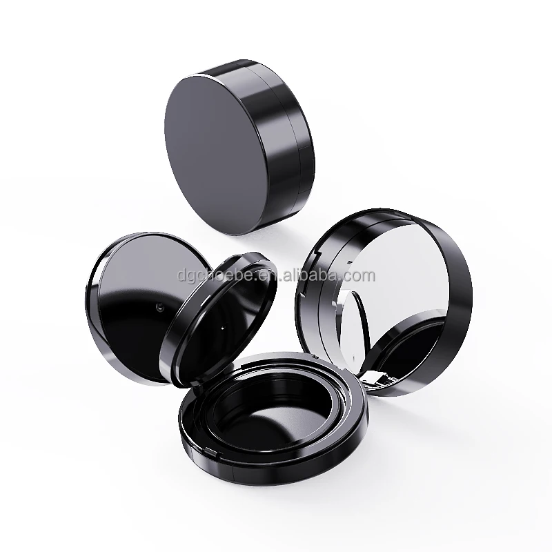 Cosmetic jar Empty Compact Powder Case Recyclable Face Powder Air Cushion BB CC Cream Packaging Stamping Embossing