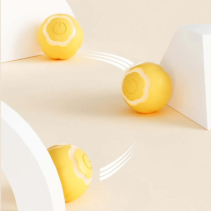 2024 New Smart Cat Toys Automatic Rolling Ball Electric Cat Ball Interactive Cat Toy ABS Balls for Dogs