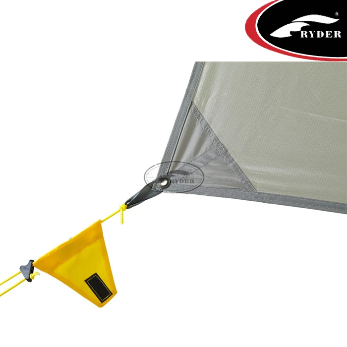 Bespoke Waterproof Rain Shelter Camping 4*4.35 Meter Ripstop Poly Awning Tent Tarp Sun Shade Reinforced Tieout Manufacturer