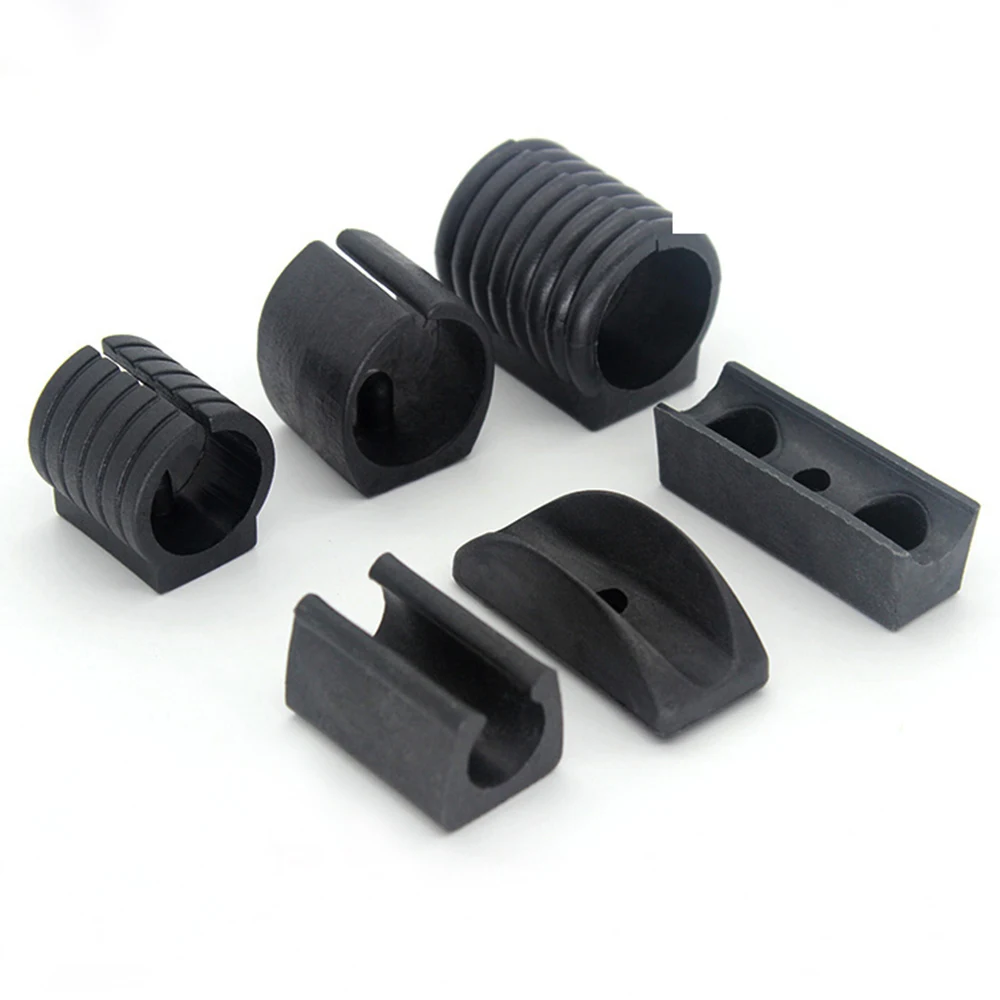 Convenient Practical U-Shaped Pipe Clamp Furniture Glides Saddle Feet