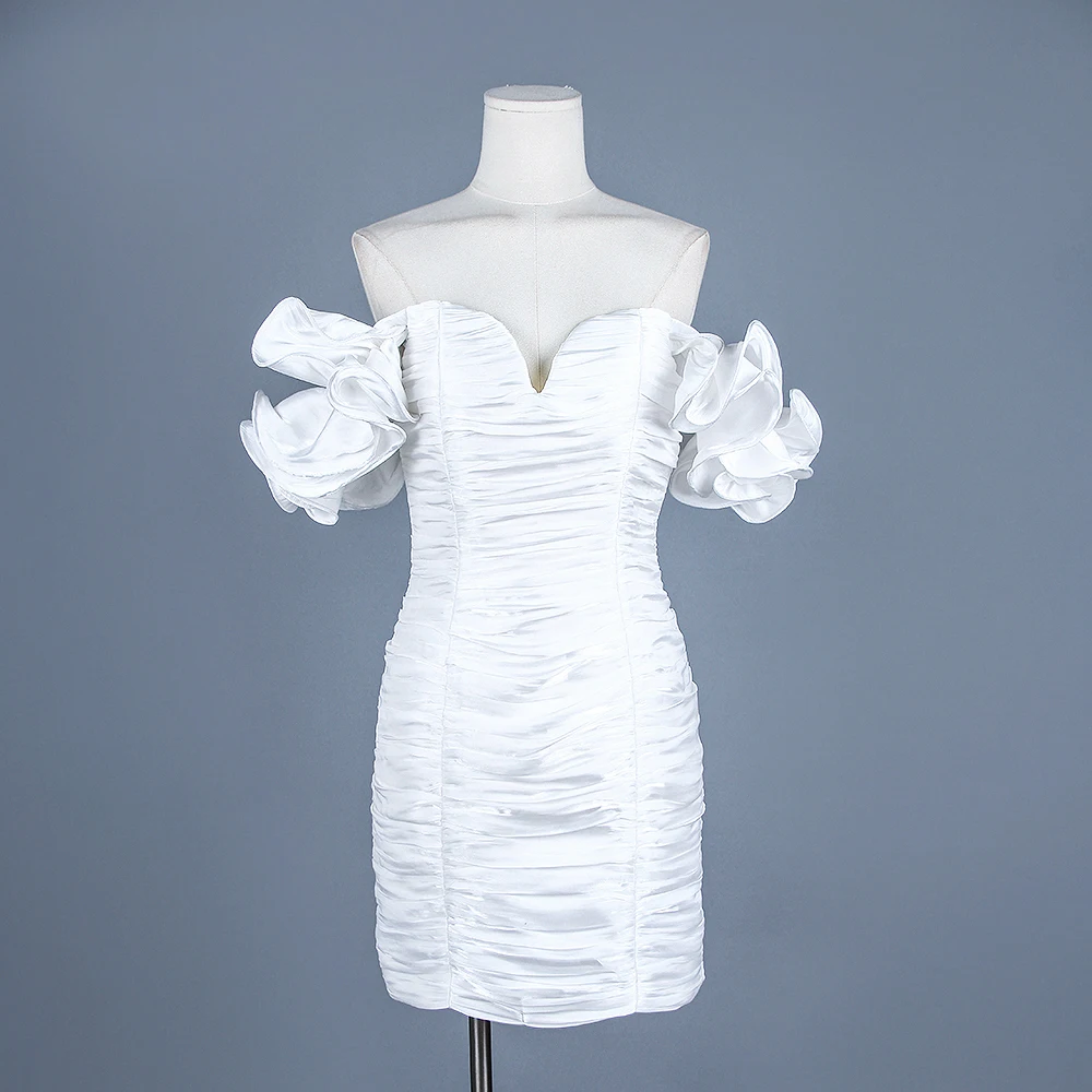 2020 модные изысканные женские платья сексуальное нижнее белье с глубоким v-образным вырезом, короткими рукавами и день рождения знаменитости обтягивающая модель сексапильное Клубное вечернее платье