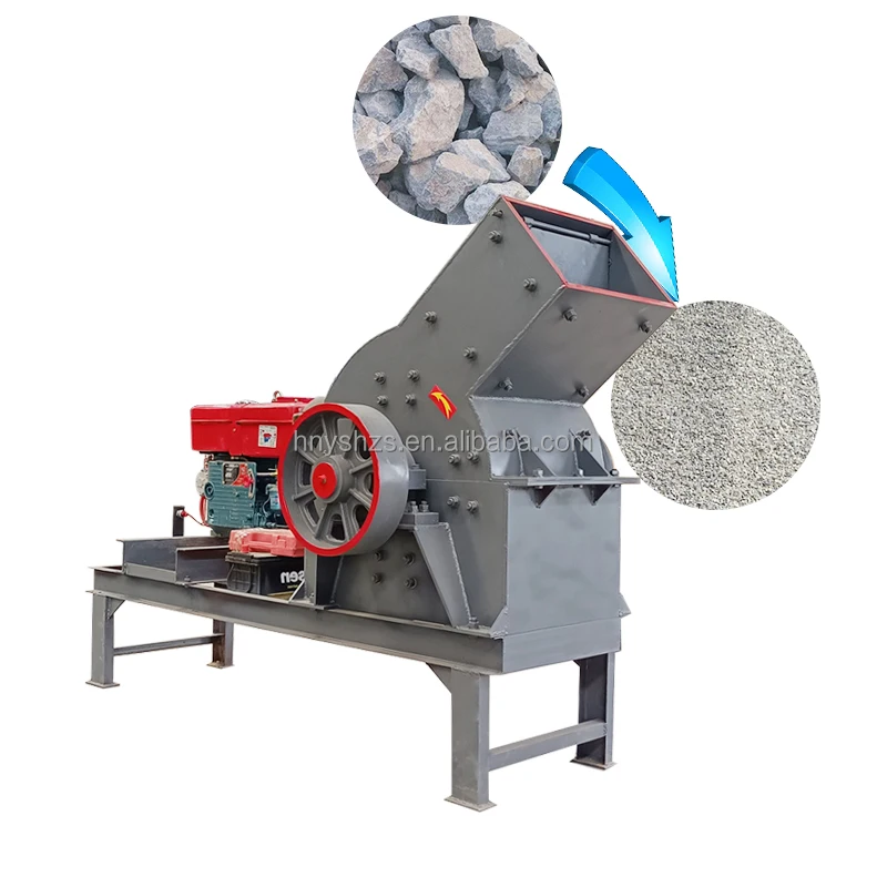 small sand automatic rock hammer crushers diesel rock hammer crusher hard rock hammer crusher machine