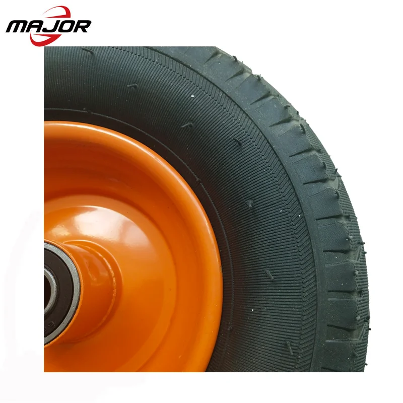 13 inch metal rim 500-6 pneumatic wider wheels with 4PR/6PR tire for garden carts and lawn mover
