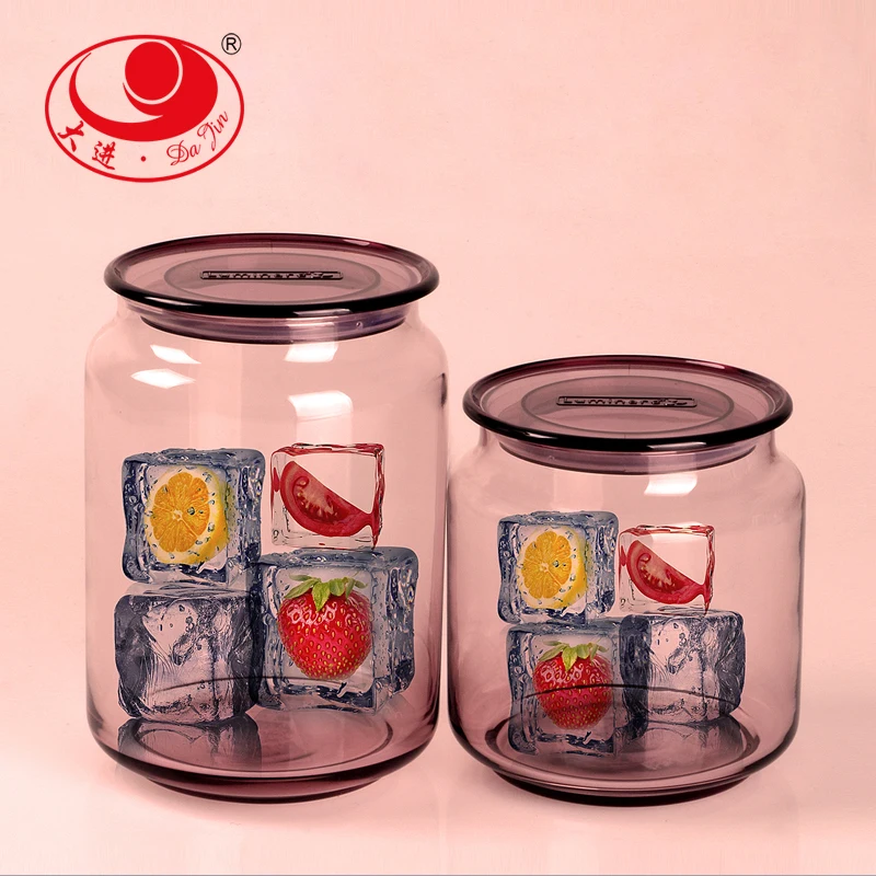 Airtight Clamp Lids Pack Large Kitchen Canisters Glass Food Storage Jars for Flour Cereal Coffee Pasta and Canning