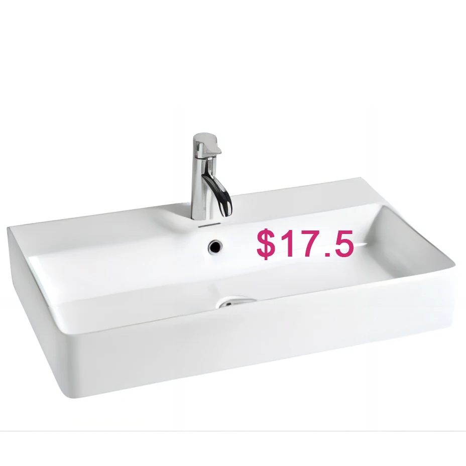 Shampoo Sinks Basin Ceramic Beauty lavatorio laundry tub bathroom hotel freestanding basin washroom vanity tops with sink