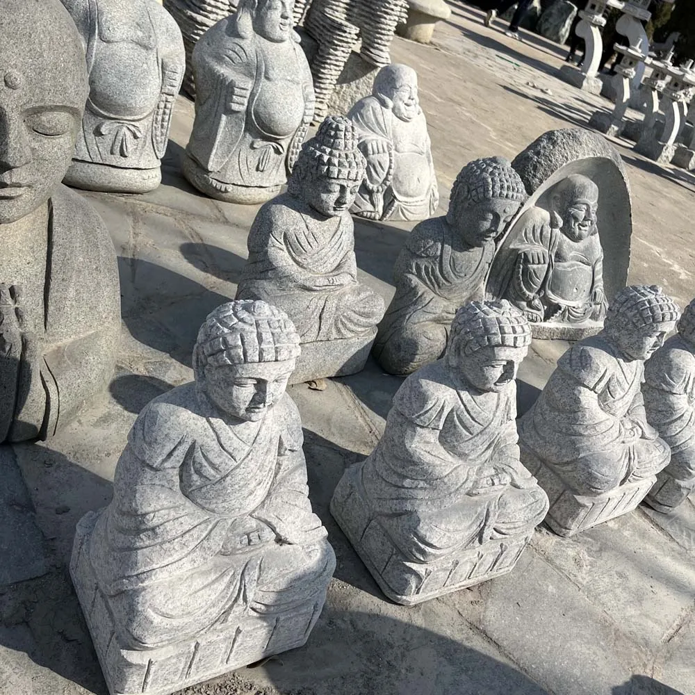 Custom Classic Design Figure Sculpture Granite Stone Buddha Statue