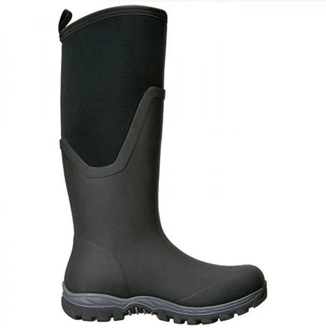 Steel toe dirt-proof waterproof farm rain galoshes rubber dustproof boot for men