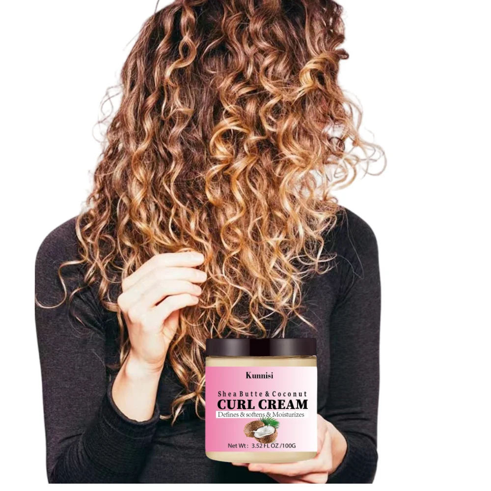 MOQ 100 OEM elastic hair cream for wig styling wig shaping cream smoothing texture