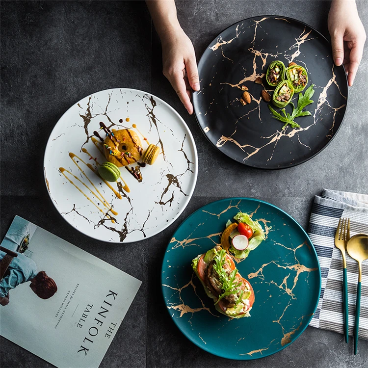 The latest design hotel used porcelain food dessert pasta serving plates