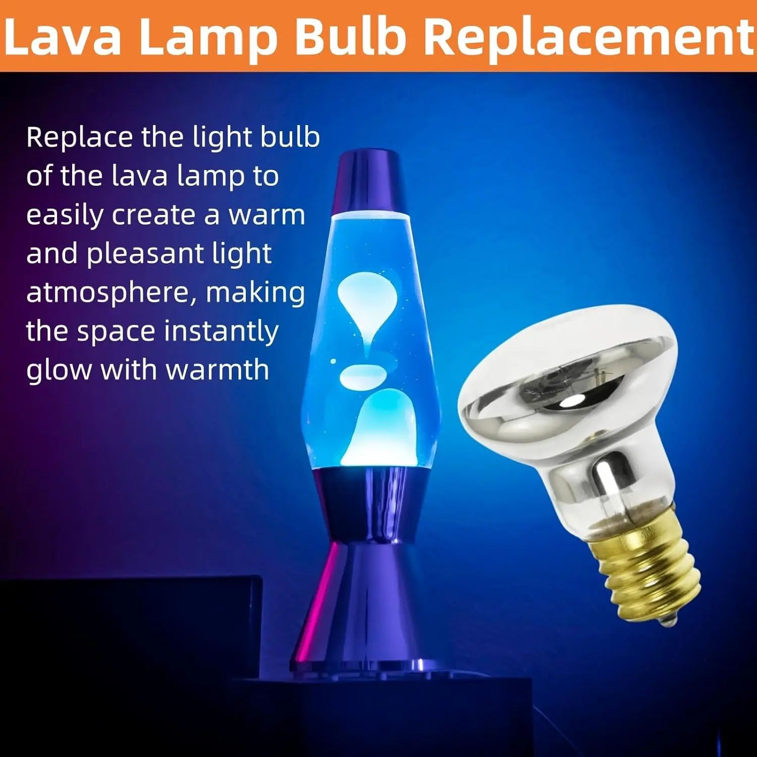 TSINYE Warm White Energy Saving Lava Lamp 30W Aluminum Reflector Bulb for High-Temp Experience Accessories Home Decor