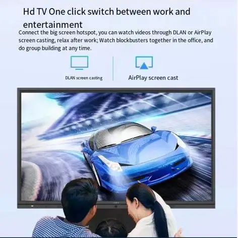 TT-NE86GA2 86-дюймовая Интерактивная плата 4K HiteVision конференц-экран с плоским экраном и сенсорным