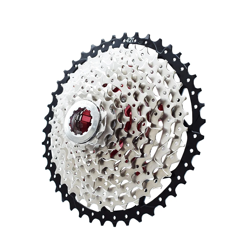 VG SPORTS 10 Speed 11-42T Mountain Bike Cassette Separate Freewheel Aluminum Bracket Sprocket Bicycle FreeWheel