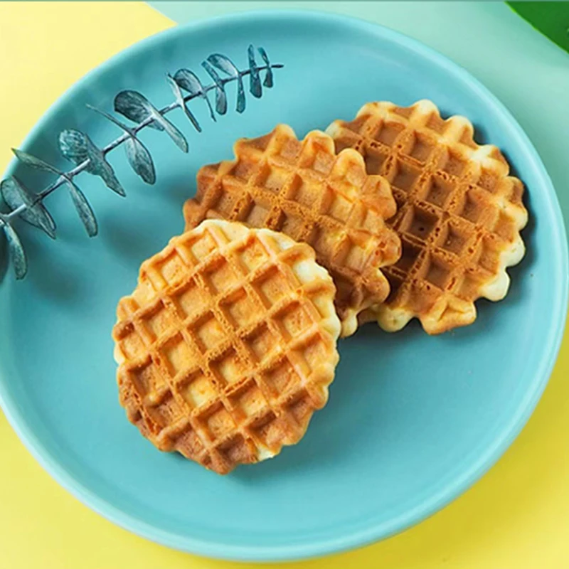 Wholesale Chinese snacks Milaotou yolk waffles biscuit healthy exotic egg product protein cookies baked goods milk egg  crackers