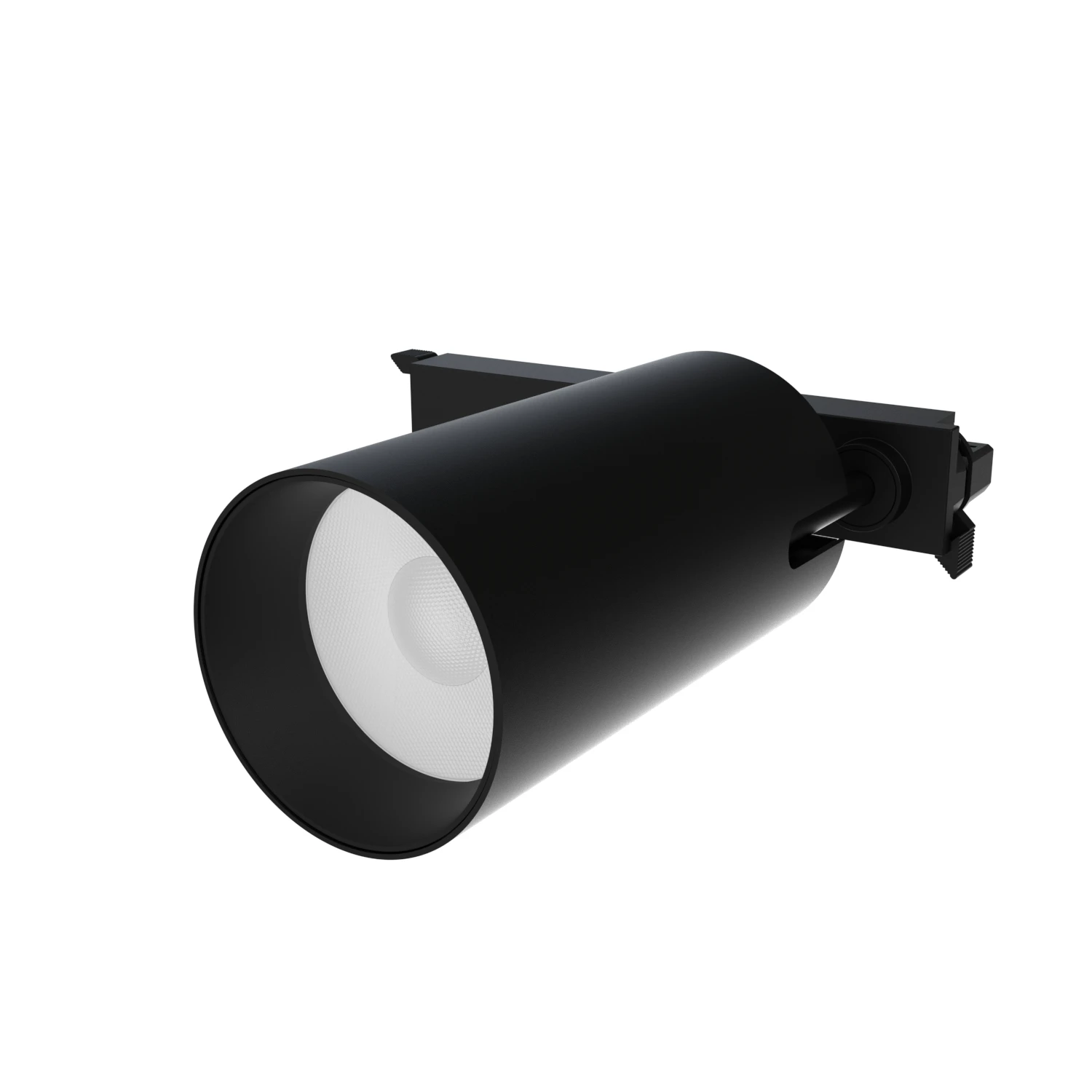 Hot sale Commercial project lighting hotel shop market black white surface mount recessed aluminum rail ceiling led track light