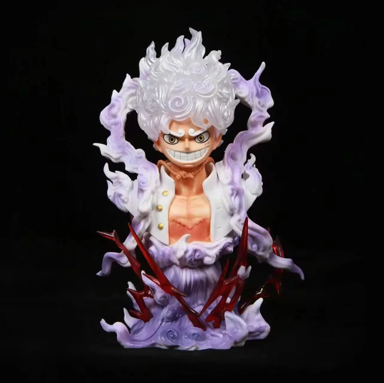 HWL 17cm anime one pieced GK Nika Luffy Series Gear 5 Luffy Nika Sun God Luffy Figure PVC statue model toy for gifts