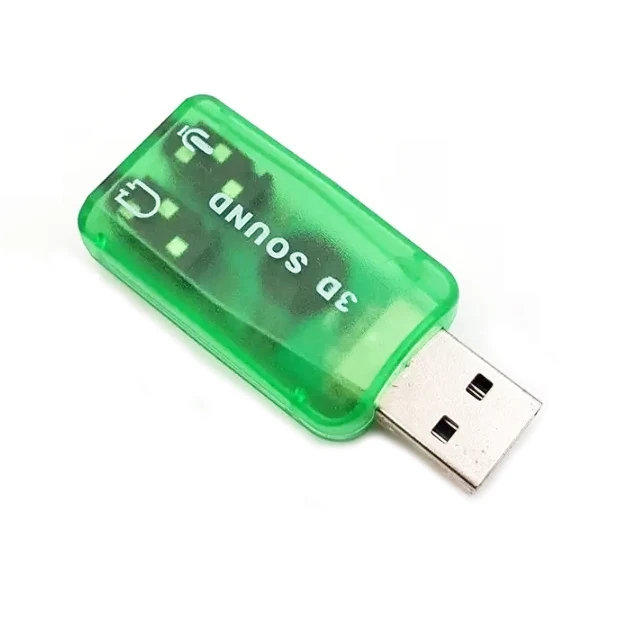  Высокачественное внешнее USB2.0 3d Звуковая карта 5 1 канальный аудио адаптер карты 3 мм динамик микрофон наушников интерфейс для