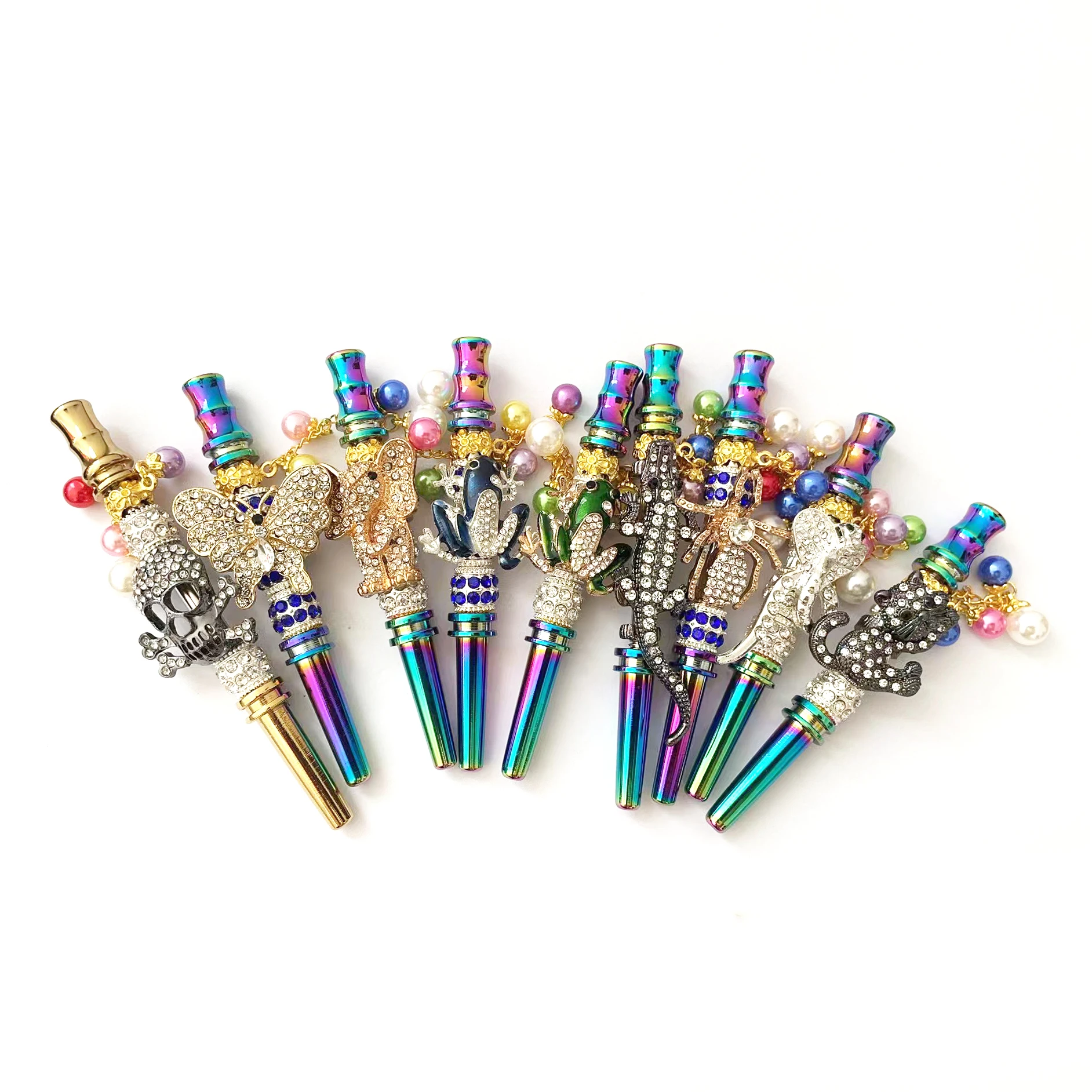 Shisha Hookah Mouth Tips Diamond Animal Rainbow Shisha Mouthpiece Hookah Accessories