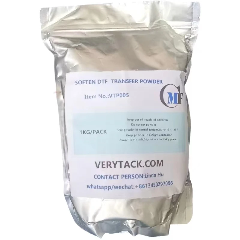 Dtf Adhesive Powder Factory Price White Hot Melt Powder For Heat Transfer Printing
