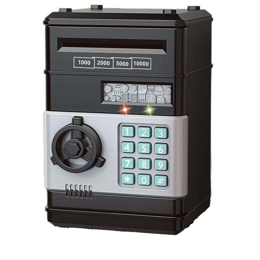 Mini Piggy Bank Toy ATM Password Safe Shape for Money Saving