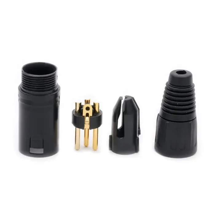 China Manufacture XLR Male Female 3 Pin Audio Microphone Cable Signal Connector NC3FXX-B NC3MXX-B