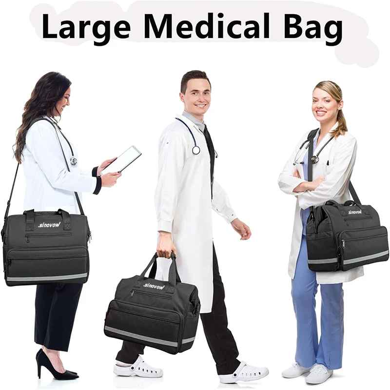 Wholesale Medical Device Instrument Bag Large Water-resistant First Aid Bags Portable Travel Doctor Medical Bag