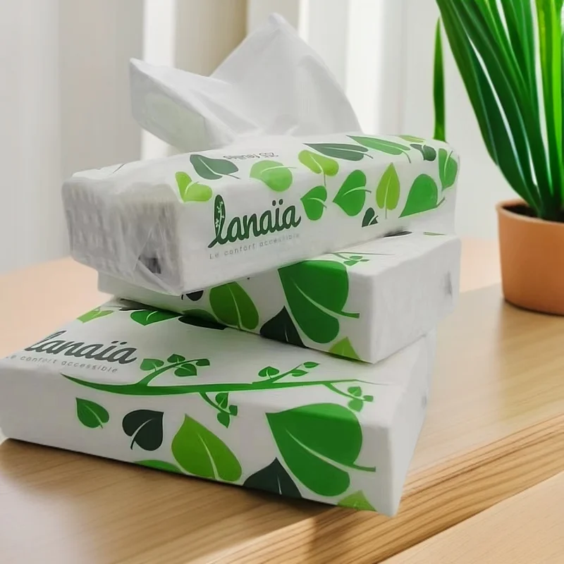 Оптовая Продажа с фабрики дешевая печатная древесная масса 3Ply салфетка для лица