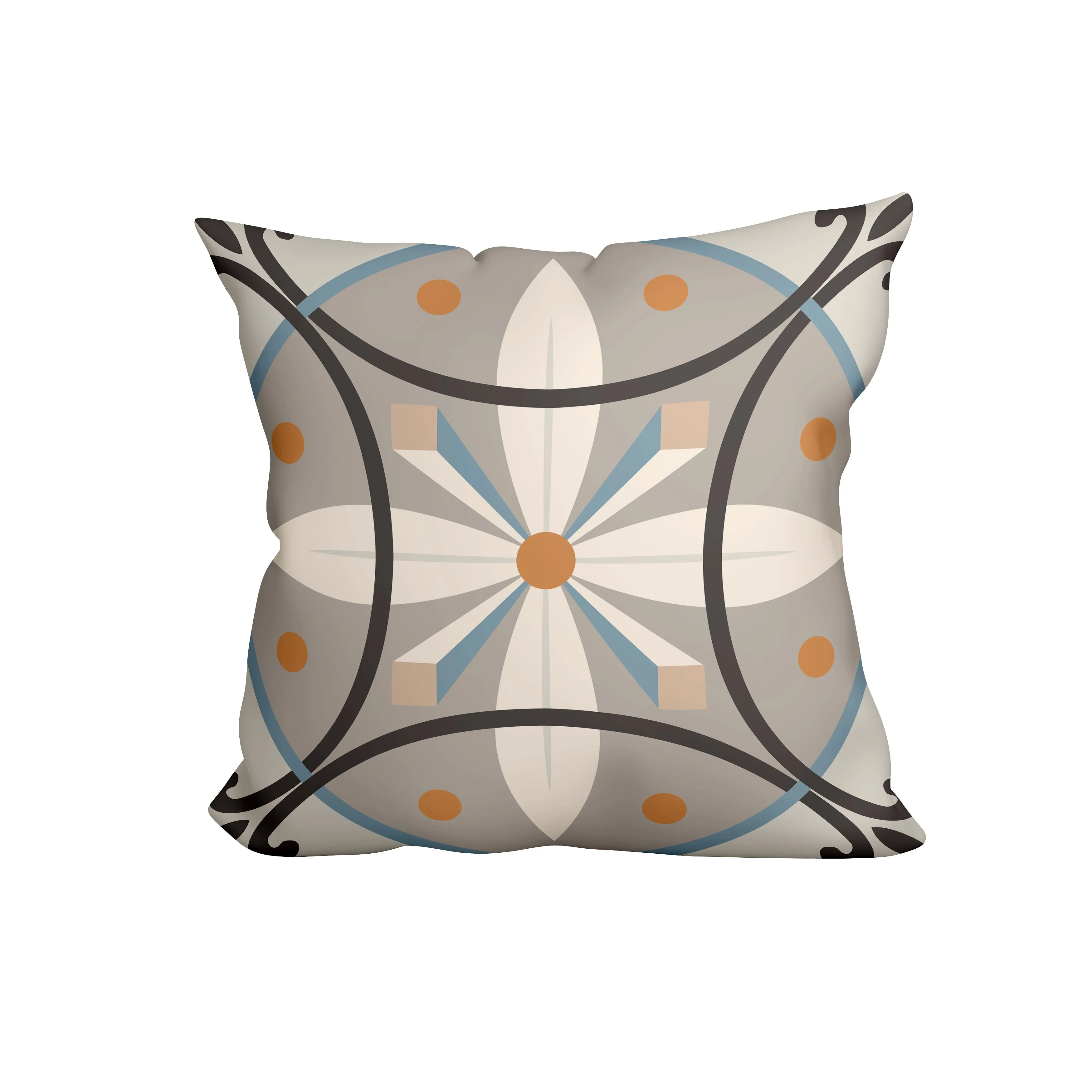 Hot Selling 45*45cm Sublimed Pillow Case Printed Pillowcase Diy Pattern Pillow Cushion