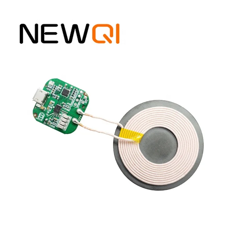 NEWQI 10 Вт одной катушки беспроводной зарядное устройство модуль Pcb сборки Qi зарядки таблички
