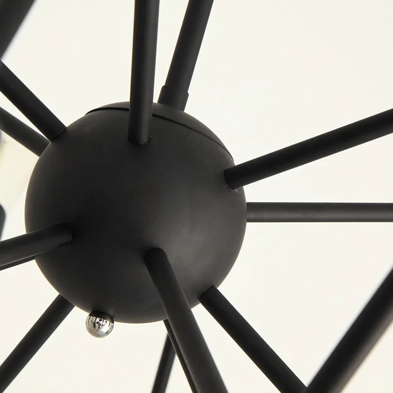 High Quality Industrial Satellite 12 16 18 Heads E27 Chandelier Restaurant Lamps