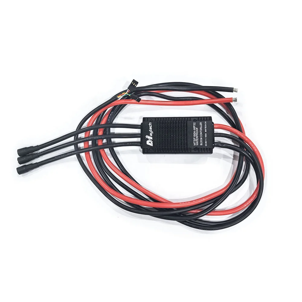 RC Boat Parts 6-14s 160A Brushless ESC With BEC HV Boat Brushless ESC Submarine Waterproof With Progcard For RC Boat Motor