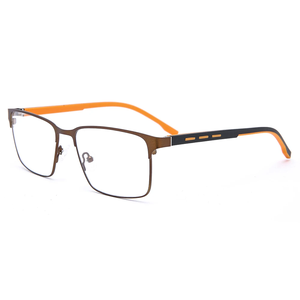 Stainless steel square formal Reading Glasses Frame for Men