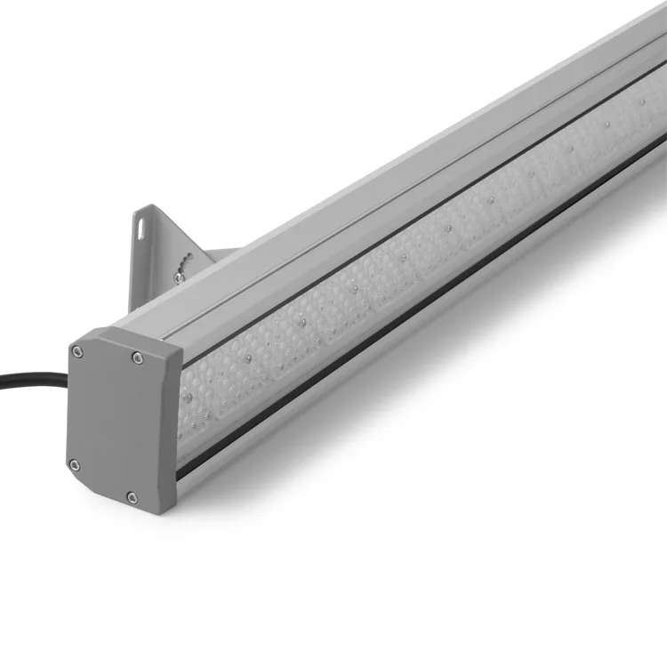 40W 4F LED Battens Tempered Glass Light Ip66 6000k Led Linear Light Aluminum Industrial For Tunnel Trail lights