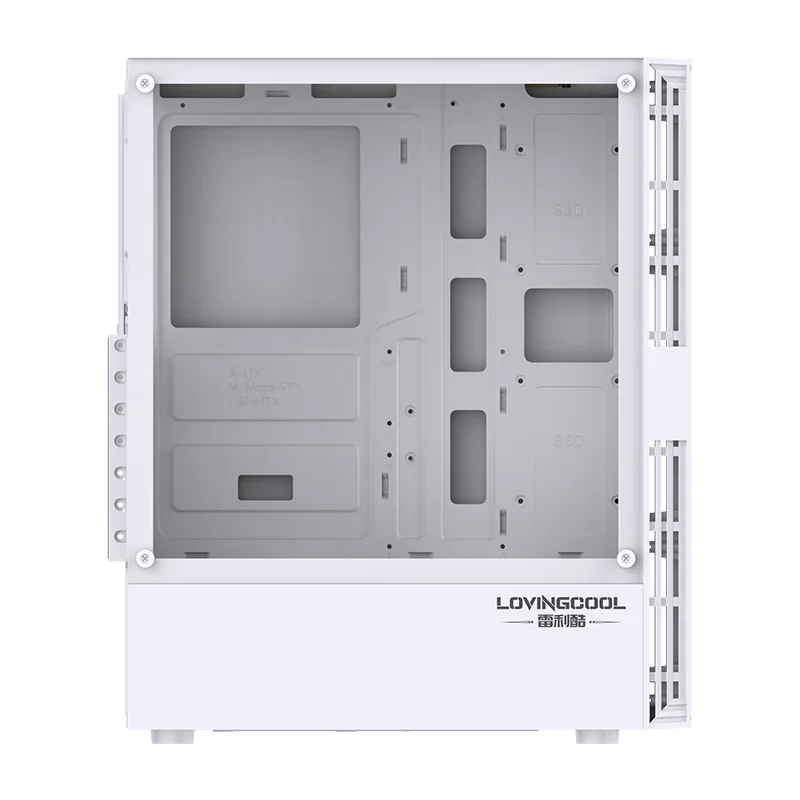 LOVINGCOOL Most Popular High Quality ATX Gaming Case Desktop Computer Chassis Mid Tower PC Gabinete Gamer RGB PC Case