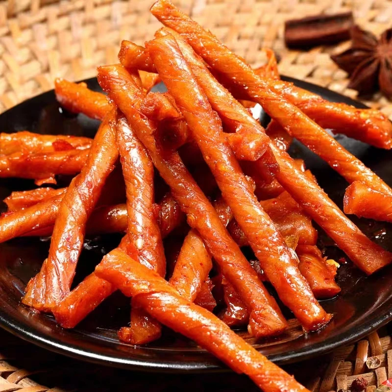 Jiugui Doujin Plain Beef Tendon Spicy Garlic dried tofu Bulk Spicy Snack