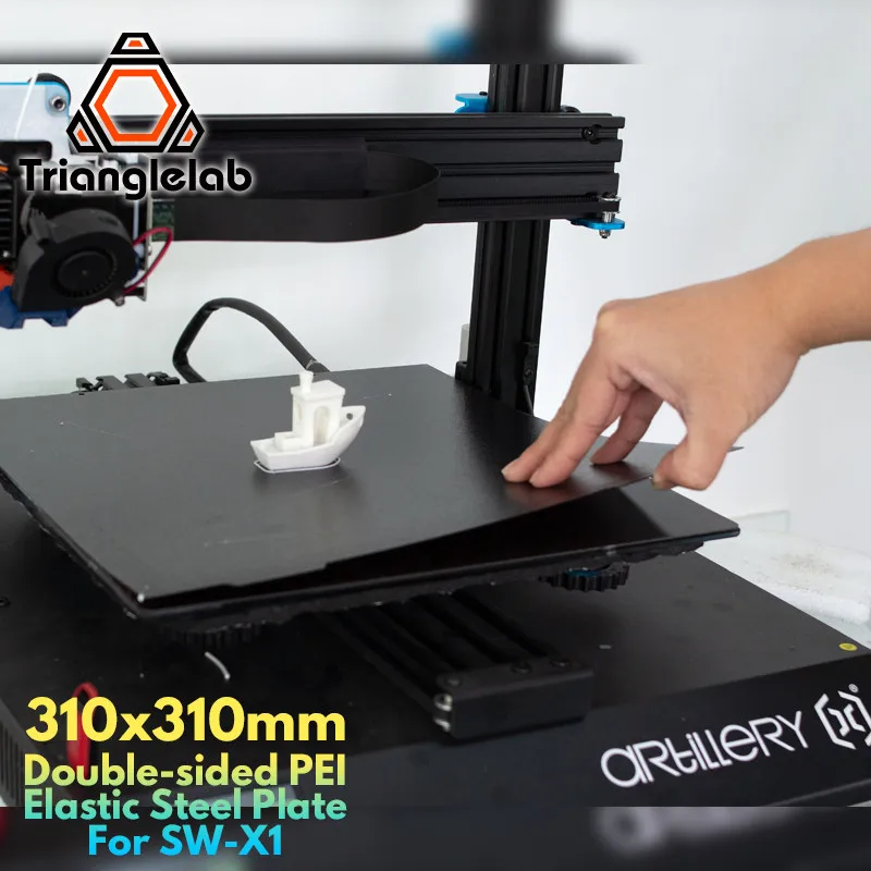 Trianglelab  Double sided Textured PEI Spring Steel Sheet Powder Coated PEI Build Plate voron 3D printer for ABS PETG