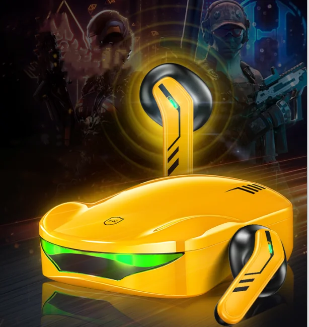 Wireless Gaming Earphones Va07 Tws Headphone Va07 Stereo Music Headset 5.1touch Earbuds Gaming With Charging Box