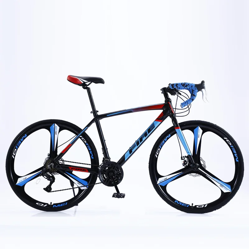 Wholesale China factory cheap price high oem racing bicycle road bike carbon steel frame 700C 24 speed bicycle road bike for men