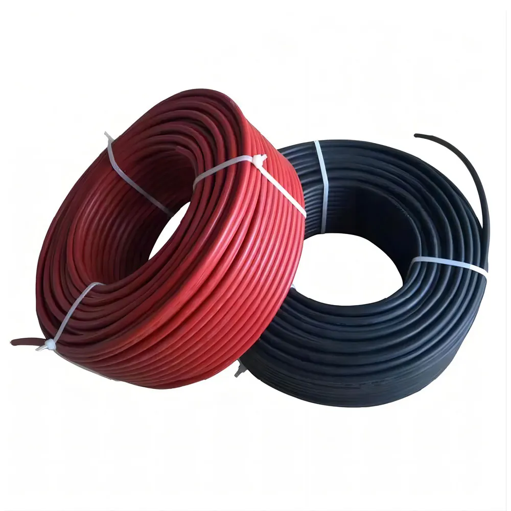 High Quality 4mm / 6mm /10mm Solar Cable Customized DC Solar Cable with TUV PV Wire for Solar Panel